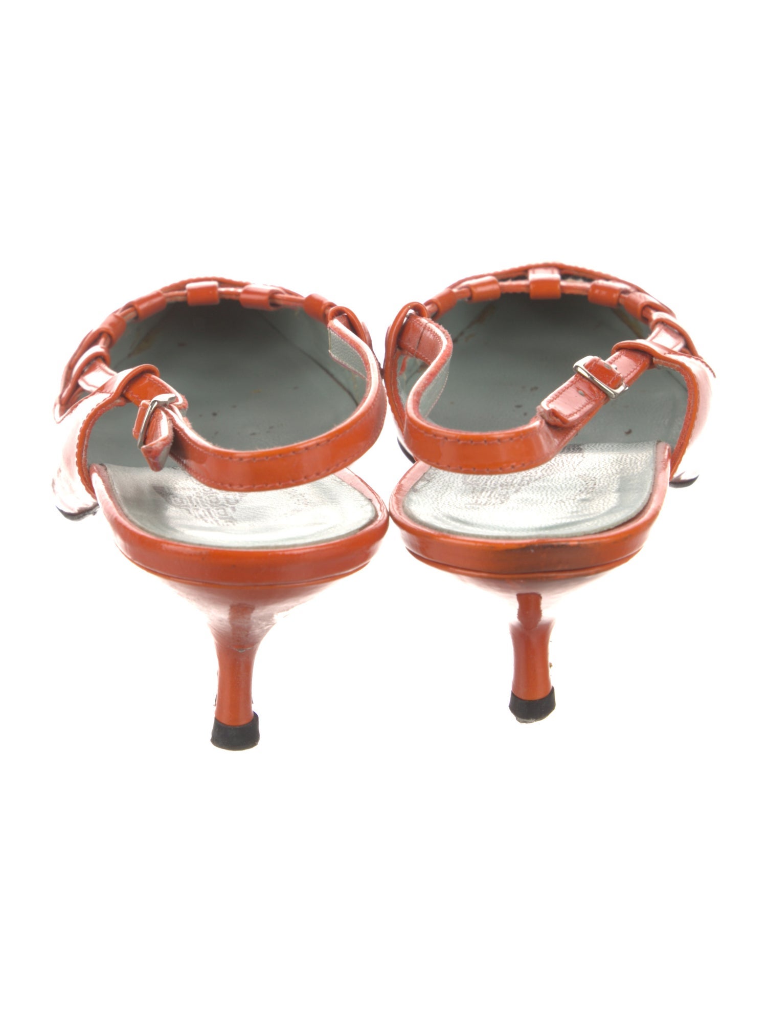 Sigerson Morrison Patent Leather Slingback Pumps